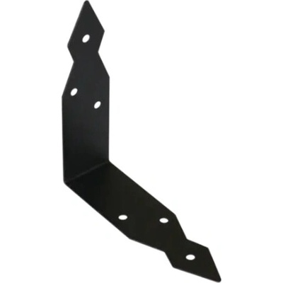 Domax OSK 146 Uholník čierny 146x146x40x1,5mm