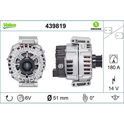 Alternátor VALEO 439819