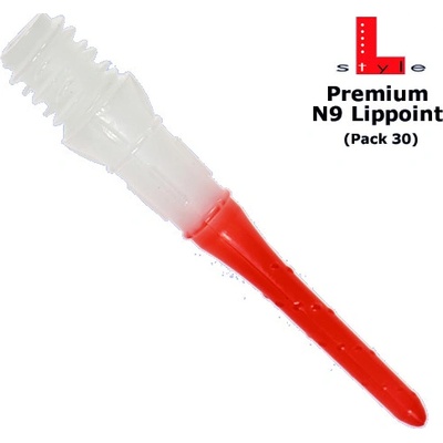 L-Style hroty Natural Nine Premium N9 LipPoint White & Red Soft 30 Ks