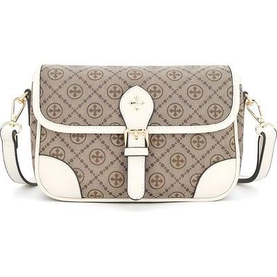 HARAHU Чанта Baellerry RE-36227 - Кафява / Бяла KP36227 (RE-36227)