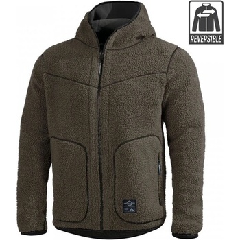 Pentagon Мъжко двустранно поларено яке Pentagon Ianos Sherpa, RAL7017/черно (K09057.128-RAL7013/BLACK)