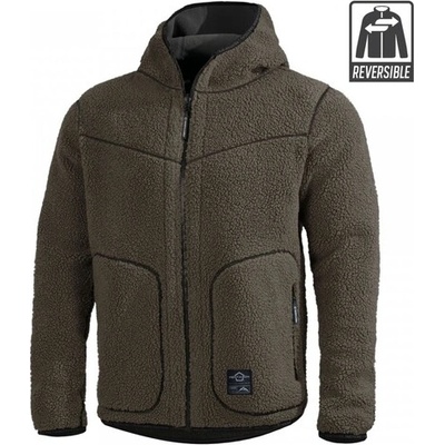Pentagon Мъжко двустранно поларено яке Pentagon Ianos Sherpa, RAL7017/черно (K09057.128-RAL7013/BLACK)