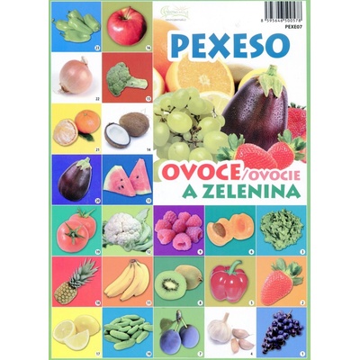 Pexeso Ovocie a zelenina