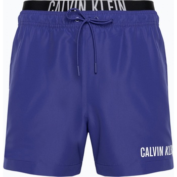 Calvin Klein Мъжки къси панталони за плуване Calvin Klein Medium Double WB midnight lagoon