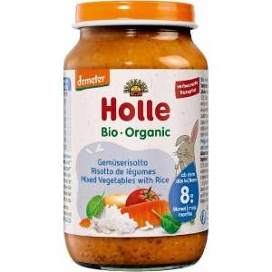 Holle Био ястие Holle - Ризото със зеленчуци, 220 g (5696) - baby