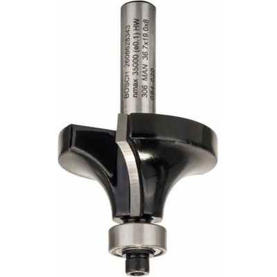 Bosch Accessories 2608628343 zaoblovací fréza tvrdokov Délka 60 mm Ø hřídele 8 mm