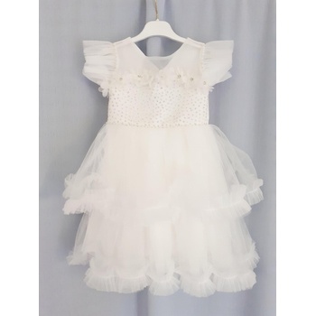 Breeze Официална детска рокля в бяло