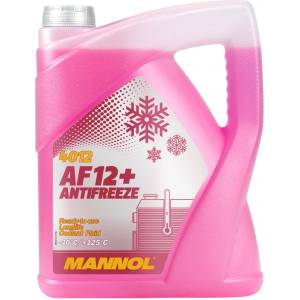 MANNOL Червен антифриз готов за употреба Mannol Antifreeze G12+ (-40 °C) Longlife 5л (MN 4012-5)