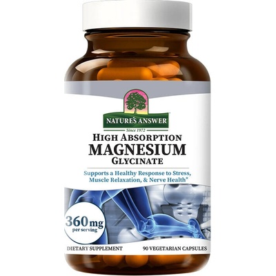 Nature's Answer Magnesium Glycinate 90 Veg Kapslí