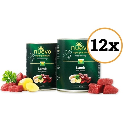 Nuevo Dog Adult Lamb & Potato 12 x 400 g