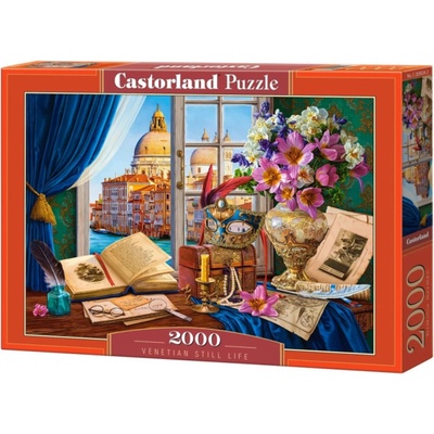 Castorland Пъзел Castorland от 2000 части - Венециански натюрморт (C-200924-2)