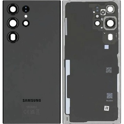 Samsung Galaxy S23 Ultra S918B - Bateriový Kryt (Phantom Black) - GH82-30400A Genuine Service Pack, Phantom Black