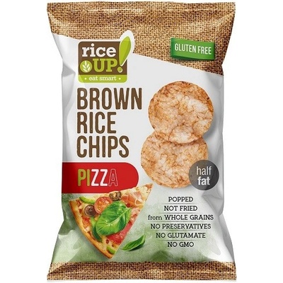 Rice up rýžové chipsy pizza 60 g