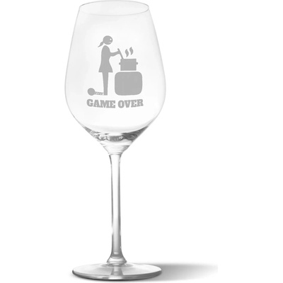 Sablio Pohár na víno Game over 2 490 ml