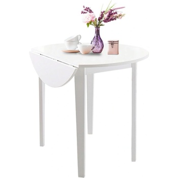 Støraa Бяла сгъваема маса за хранене Quer, ⌀ 92 cm Trento - Støraa (58644013)