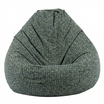 Pufrelax Пуф круша Nirvana Gigant, мебелна дамаска, Nordic Field