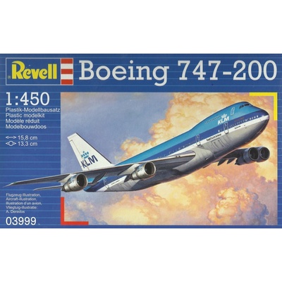 Revell 03999 slepovací model Boeing 747-200 1:450