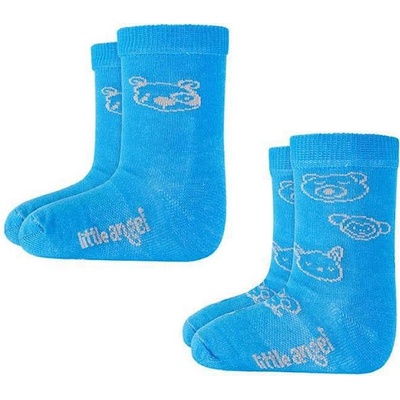 Little Angel Ponožky dětské set obrázek Outlast modrá – Sleviste.cz