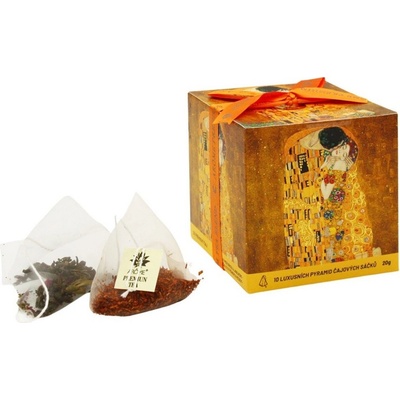 AROME KLIMT pyramidky sypaný černý čaj 2 příchutě 10 x 2 g