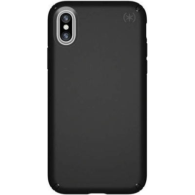Speck Presidio Case - удароустойчив хибриден кейс за iPhone X, iPhone XS (черен)