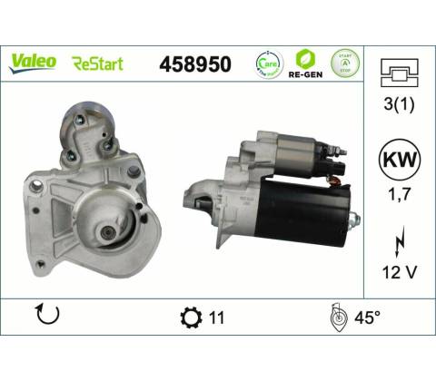 Startér VALEO 458950