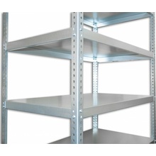 Biedrax Regál pozink 40 x 100 x 180 cm 5 polic