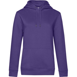 B&C Collection B&C QUEEN HOODED_° / Дамски суичър с качулка - лилав XS (01W02Qu3800)