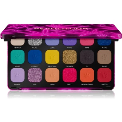 Makeup Revolution Forever Flawless палитра от сенки за очи цвят Good Vibes Hype Forever 18 x 1.1 гр