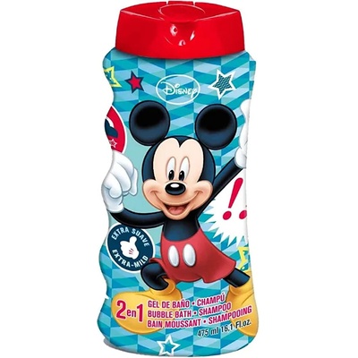 Lorenay Душ гел и шампоан 2 в 1 Lorenay - Mickey, 475 ml
