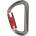DMM Заключващ се карабинер Dmm Shadow Locking carabiner - Titanium / Red - размер Kwicklock (322-0036-0611)