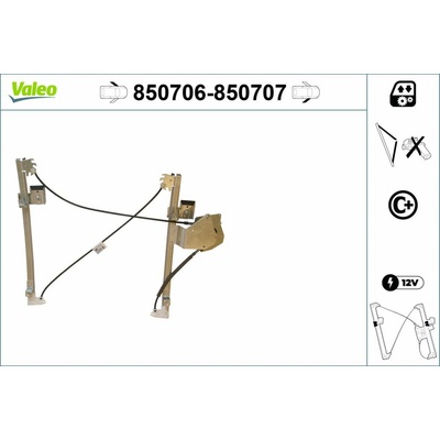 Zvedací zařízení oken VALEO 850707