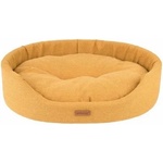 AMIPLAY OVAL BEDDING MONTANA - легло за домашни любимци - ЖЪЛТО, РАЗМЕР L - 58x50x15 см - Полша - 274204