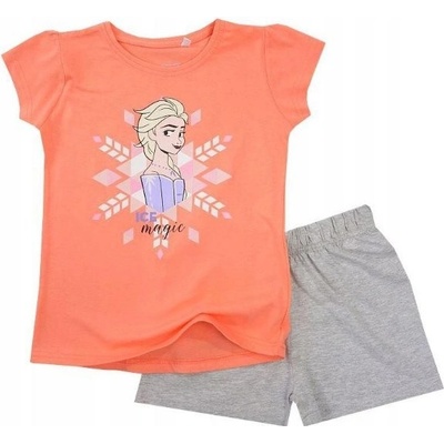 Dětské pyžamo Frozen 8724 broskovové šedé