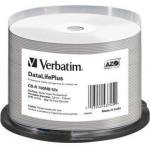 Verbatim CD-R(50-pack) шпиндел, AZO 52X, 700MB, БЯЛА ШИРОКА ПОВЪРХНОСТ ЗА ПЕЧАТ БЕЗ ID (43745)