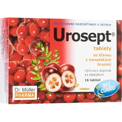 Dr.Muller Urosept s brusnicovým extraktom 16 tabliet