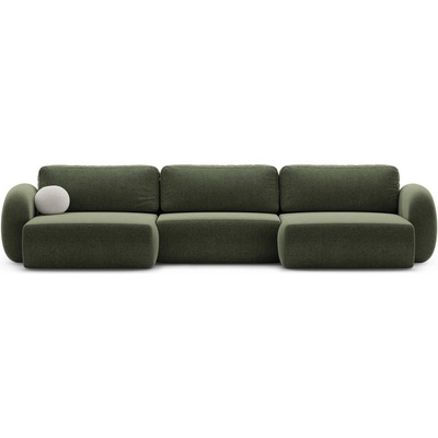 Cosmopolitan Design Зелен шенилов сгъваем/с място за съхранение ъглов диван (U форма) Tonale - Cosmopolitan Design (COS_UF_214_F1_TONALE4)