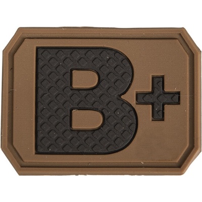 Mil-Tec Nášivka Miltec 3D Patch krvná skupina coyote B+