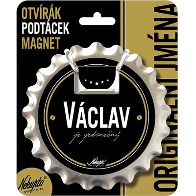 Nekupto Otvírák na pivo, podtácek - Václav V.I.P. NKQ