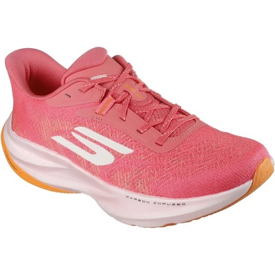 Маратонки Skechers Go Run Ride 12 trainers - Pink (Coral Textile / Orange Trim)
