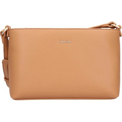 Calvin Klein dámská crossbody kabelka Debbe hnědá