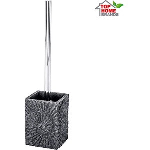 WENKO Четка и поставка за тоалетна Wenko Fossil, сива