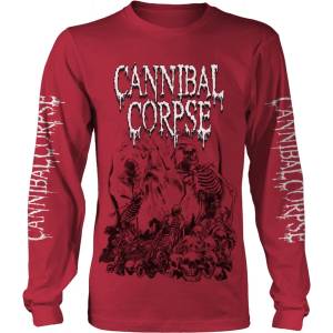 Cannibal Corpse Pile Of Skulls 2018 Red L Риза (PH11618LSL)