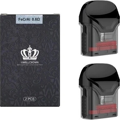 Uwell Crown Pod cartridge 0,6 ohm Pack 2