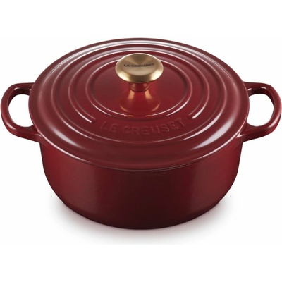 Le Creuset Kastról SIGNATURE 20 cm 2,4 l GARNET liatina