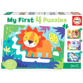 Image 1 of Educa - Puzzle My Jungle Animals Progressive Educa - 1 - 39 piese