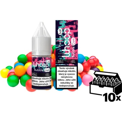 WHOOP SALT Bubble Gum 10 x 10 ml 20 mg