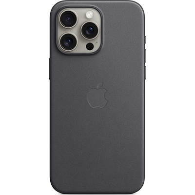 AppleMix Originálny Apple iPhone 15 Pro Max - MagSafe Syntetická koža FineWoven - čierne