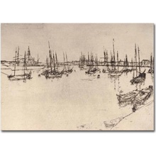 Wallity Second Venice Set: San Giorgio – James McNeill Whistler obraz béžová