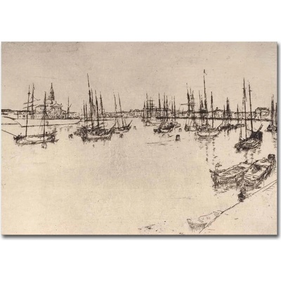 Wallity Second Venice Set: San Giorgio – James McNeill Whistler obraz béžová