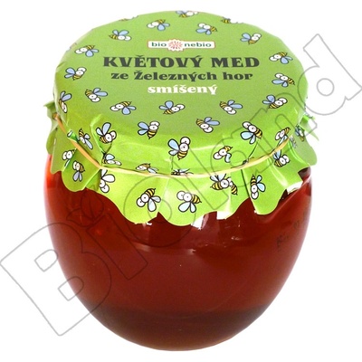 BioNebio Kvetový Med zmiešaný zo Železných hôr 650 g